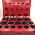 Gute Härte Gummi O-Ring-Dichtung NBR 382PCS / 30 Größen O-Ringe Reparatur-Set O-Ring-Gehäuse flache oring Box